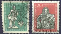 1959 НДР Серія марок (200-річчя смерті Георгов Фрідріха Хейндель) Гашені №682-683