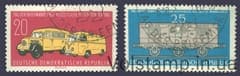 1960 НДР Серія марок (Транспорт, поїзди, автомобілі) Гашені №789-790