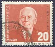 1961 GDR stamp (85th birthday of President Wilhelm Peak) Used №807