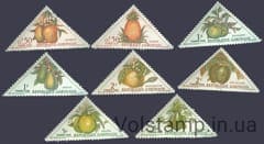 1962 Габон Не полная серия марок (Фрукты) MNH с дефектом №34-45
