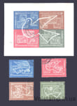 1962 Румыния Серия марок (Исследование космоса) Гашеные №2086-2093 (BL 53)