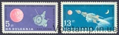 1963 Болгария Серия марок (Космос, Запуск советского марсианского зонда Марс-1) MNH №1366-1367