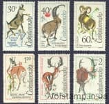 1963 Чехословакия Серия марок (Фауна, млекопитающие) MNH - 1 марка со следом от наклейки №1441-1446