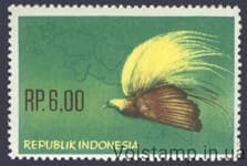 1963 Индонезия Фауна с серии (Птица) MNH №402