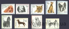 1963 Польша Серия марок (Собаки) MNH №1374-1382