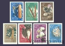1964 серия марок Сельскохозяйственные культуры (Без перфорации) №2964-2970