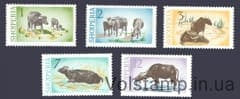 1965 Албанія Серія марок (Бізони, ссавці) MNH №921-925