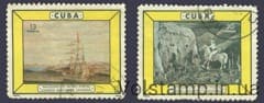 1965 Cuba series of stamps (painting, museum) Used №994-995