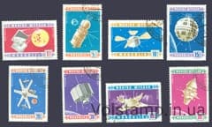 1966 Монголия Серия марок (Космический спутник) Гашеные №452-459