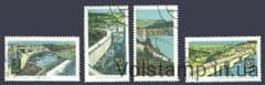 1968 ГДР Серия марок (Плотины, построенные после 1945 года) Гашеные №1400-1403
