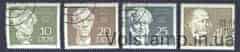 1969 GDR series of stamps (famous people III) Used №1440-1443