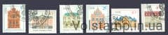 1969 GDR series of stamps (Important Buildings III) Used №1434-1439