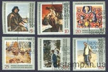 1969 ГДР Серия марок (Живопись) Гашеные №1528-1533