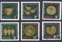 1970 Болгарійська Серія марок (Золотий скарб) Гашені №2007-2012