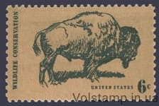 1970 США Марка (Млекопитающие, буйвол) MNH №1004