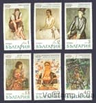 1971 Болгария серия марок (Картины из Национальной художественной галереи) Гашеные №2106-2111