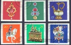 1971 GDR series of stamps (Art, Museum) Used №1682-1687