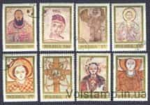 1971 Польща серія марок (польські археологічні розкопки в Нубії) Гашені №2070-2077