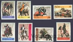 1972 Польша Серия марок (Живопись, Кони, maciag) Гашеные №2222-2229