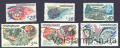 1973 Чехословакия Серия марок (Космические герои) Гашеные №2132-2137