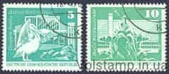 1973 ГДР Серия марок (Строительство в ГДР) Гашеные №1842-1843