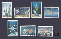 1973 Куба Серия марок (Достижения в космосе) Гашеные №1864-1870
