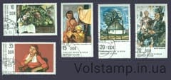1974 ГДР Серия марок (Живопись) Гашеные №2001-2005
