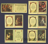1974 series of stamps Foreign painting in the museums of the USSR with coupons №4356-4361