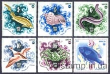 1975 серія марок Всесвітня виставка Експо-75 Море і його майбутнє №4426-4431