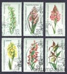 1976 ГДР Серия марок (Родные орхидеи) Гашеные №2135-2140