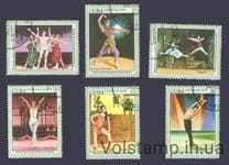 1976 Куба Серия марок (Культура, Танцы) Гашеные №2168-2173