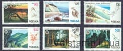 1976 Польша Серия марок (Птицы) Гашеные №2445-2450