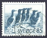 1976 Швеция Марка (Птицы) Гашеная без клея №937