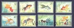 1977 Vietnam series of stamps (Fish) Used №931-938