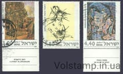 1978 Израиль Серия марок (Живопись) Гашеные №733-735