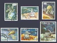 1978 Куба Серия марок (День освоения космоса) Гашеные №2286-2291