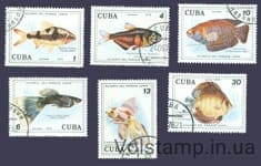 1978 Куба Серія марок (Риби) Гашені №2303-2308