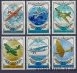 1978 серія марок Авиапочта. Історія вітчизняного авіабудування №4801-4806