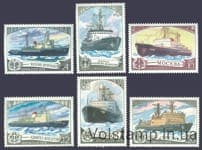 1978 серия марок Отечественный ледокольный флот №4858-4863