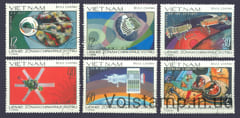 1978 Вьетнам Серия марок (Покорение космоса: спутники и космические корабли) Гашеные №990-995