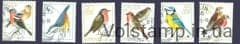 1979 GDR stamp Series (Birds, Fauna) Used №2388-2393