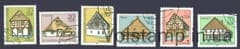 1981 GDR Series stamps (half-timbered buildings-II) Used №2623-2628