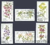1981 ГДР Серия марок (Редкие древесные растения) Гашеные №2573-2578