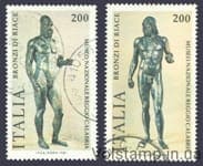 1981 Италия Серия марок (Искусство, Статуи) Гашеные №1773-1774