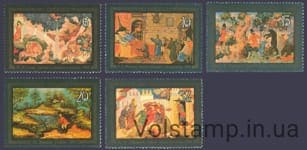 1982 серия марок Народный художественный промысел Мстеры №5244-5248