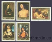 1982 серия марок Шедевры Государственного Эрмитажа. Итальянская живопись XV-XVI вв №5280-5284