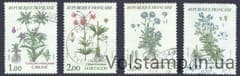 1983 Франция Серия марок (Цветы) Гашеные №2392-2395
