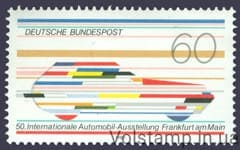 1983 Германия ФРГ Марка (Автомобиль, Международный автосалон (IAA) MNH №1182