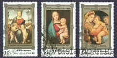 1983 Северная Корея Серия марок (Живопись, Рафаель) Гашеные №2337-2339