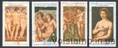 1984 Болгарія Серія марок (Живопис, Ню) Гашені №3324-3327